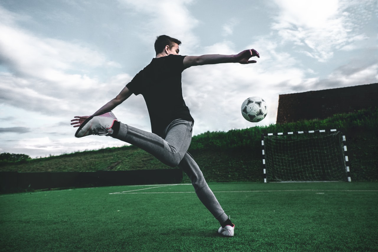 A grassroots football scene
